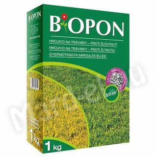 Biopon Sárgulás elleni gyep növénytáp 1kg
