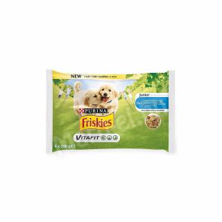 Friskies alut. kutya junior csirkével és borsóval aszpikban 4x85g