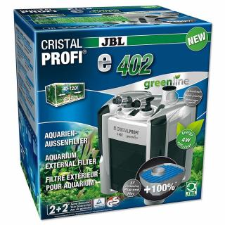 JBL CristalProfi e402 greenline külső szűrő 450l/h 40-120l, 4W