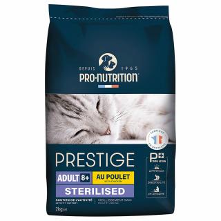 Pro-Nutrition Prestige Cat Adult 8+ Sterilized with Chicken 2kg