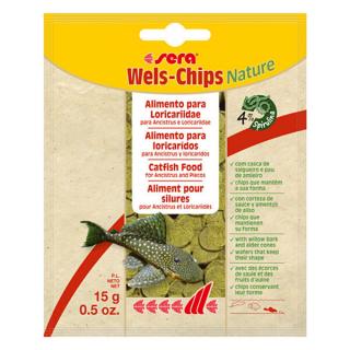 Sera Wels-Chips Nature (zacskós) 15g
