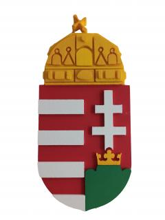Magyarország címer (Polisztirol dekorelem)