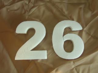 PHSZ-2 Polisztirol szám (Polisztirol dekorelem)