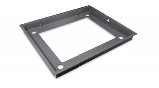KERN BIC-A08 porfestett acél beépítő keret 1200×1000×108 mm-es padló- és lapmérlegekhez