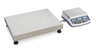 KERN CCS 150K0.01 darabszámláló mérleg rendszer (999999 db / 150 kg / 10 mg), 500×400mm, memória 100 cikknek, sok funkcióval 3évG