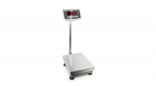 KERN EFC 60K-3L (60kg/0,005kg) 500x400 mm robusztus, könnyű, táp+akku, RS-232, rozsdamentes acél platform- csomagmérleg állvánnyal, nagy kijelzővel, sok funkcióval 2évG