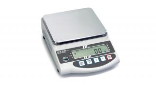 KERN EG 2200-2NM (2200g/0,01g) robusztus rezgővillás mérőcellás digitális precíziós asztali mérleg, RS232, ütésálló, sok mértékegység, beépített kalibrálósúly