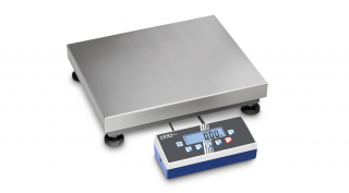 KERN EOC 100K-2A (120kg/0,01kg) 500x400mm robusztus, IP65, RS-232, rozsdamentes acél platform- csomagmérleg sok funkcióval 2évG