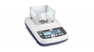 KERN EWJ 300-3 (300g/0,001g) digitális precíziós asztali mérleg, automata belső kalibrálás, RS232, USB, sok funkció, sok mértékegység