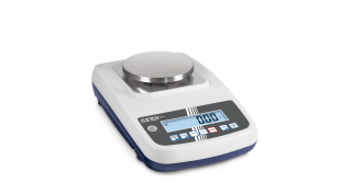 KERN EWJ 3000-2 (3000g/0,01g) digitális precíziós asztali mérleg, automata belső kalibrálás, RS232, USB, sok funkció, sok mértékegység