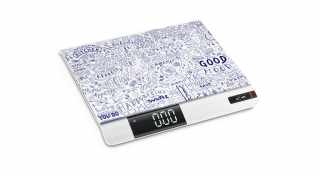 KERN FGE 10K-3 (15 kg/1g) nagy kapacitású és nagy méretű (272×205 mm) konyhai mérleg g, oz, ml, lb:oz mértékegységekkel