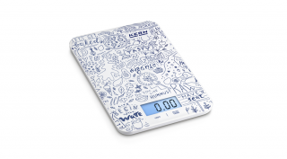 KERN FGE 5K-3 (5 kg/1g) konyhai mérleg g, ml, lb:oz, fl.oz mértékegységekkel
