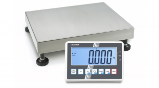 KERN IFC 150K-3L (150kg-0,005kg) 600x550 mm IoT Line, Ipar 4.0 robusztus rozsdamentes acél digitális platform mérleg sok funkcióval