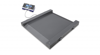 KERN NIB 600K-2 (600kg/0,2kg) IP67 800x800x40mm mobil szuperlapos rámpás lapmérleg átgurulós méréshez 3évG