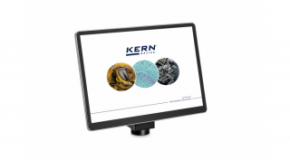 KERN ODC 251 8 MP, 30 FPS, 4K digitális mikroszkóp érintőképernyős tablet kamera szoftverrel, USB, HDMI, Ethernet, Wifi, Bluetooth
