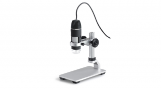 KERN ODC 895 digitális USB mikroszkóp 10x-200x nagyítás, 8 beépített LED-del, szoftverrel, állvánnyal