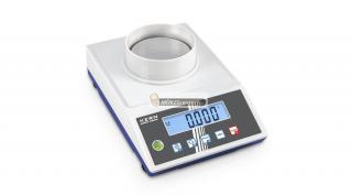 KERN PCB 300-3 (360g/0,001g) IoT ready, Ipar 4.0 digitális asztali/labor/precíziós mérleg, opcionális akkumulátor
