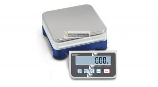 KERN PCD 6K-4 (6000g/0,1g) precíziós asztali mérleg különálló kijelző, sok funkció, sok mértékegység