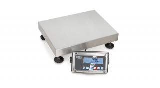 KERN SFE 10K-3LNM (15kg-0,005kg) 400x300 mm IP65 rozsdamentes acél kijelzős platform mérleg, ellenőrző és átlag mérés, akár 5 év garancia