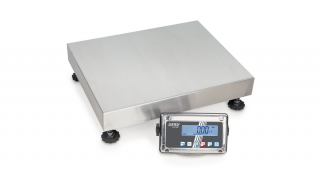 KERN SFE 60K-2LNM (60kg-0,02kg) 500x400 mm IP65 rozsdamentes acél kijelzős platform mérleg, ellenőrző és átlag mérés, akár 5 év garancia