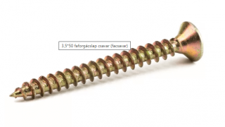 3,5x50 faforgácslap csavar 20db (PZ)