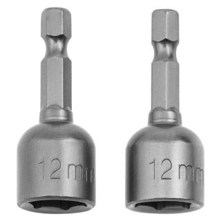 Mágneses dugókulcs fej csavarozóba 12x45mm 2db-os