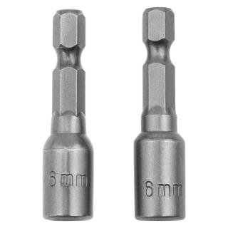 Mágneses dugókulcs fej csavarozóba 6x45mm 2db-os