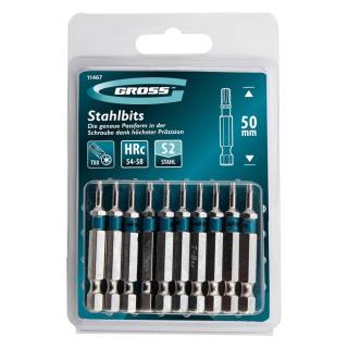 Torx 8 x 50mm bifejt készlet mágneses 10darab/csomag