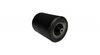 Görgő 108 mm Acél palást (T43) Beépítési méret 161 mm; Lapolt-Belső menetes tengely, Natúr