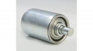 Görgő 50 mm palástátmérővel (T32) Beépítési méret 110 mm, Rugós tengely, Horganyzott