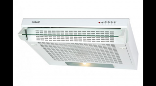 Cata F-2050 WH/L fehér hagyományos páraelszívó nyomógombokkal LED világítás 50cm C - SAJÁT KÉSZLET - UTOLSÓ DARAB!