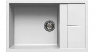 Elleci Unico 310 G68 Bianco granitek gránit mosogatótálca - SAJÁT KÉSZLET