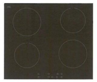 EVIDO VETRO 60BB Beépíthető fekete üvegkerámia indukciós főzőlap 60cm