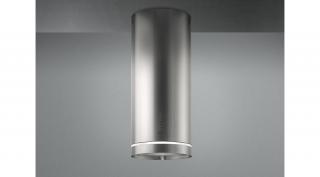 Falmec POLAR LIGHT SZIGET inox henger alakú külső motorra is köthető páraelszívó 35cm B SAJÁT KÉSZLET BEMUTATÓ TERMI DARAB!!