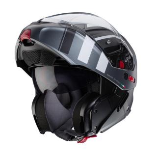 Felnyitható bukósisak, CABERG Horus X, Road matt fekete/gun metal