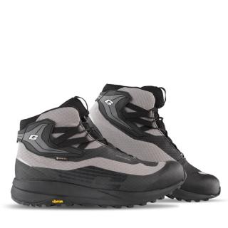 Motoros cipő, GAERNE Xenon Gore-Tex, szürke-fekete