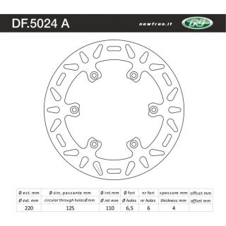 NEWFREN Féktárcsa DF.5024A