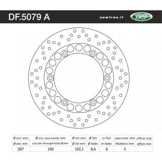 NEWFREN Féktárcsa DF.5079A