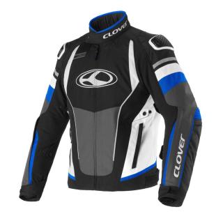 Nyári motoros dzseki thermobéléssel, CLOVER Airblade-5, fekete-kék