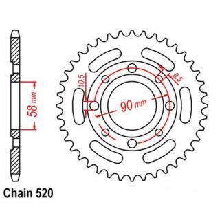 Sunstar Hátsó Lánckerék LKS 3082-31