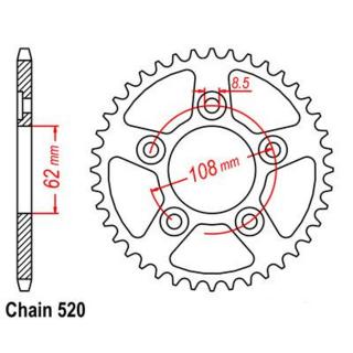 Sunstar Hátsó Lánckerék LKS 3100-41