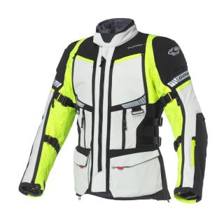 Túramotoros kabát, CLOVER GTS-5 WP, szürke-sárga