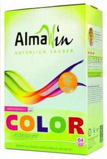 AlmaWin COLOR ÖKO Mosópor koncentrátum színes ruhákhoz Hársfavirág kivonattal - 64 mosásra  (2 kg)