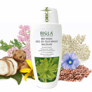 Biola Bio hárs kéz- és testápoló balzsam (200 ml)