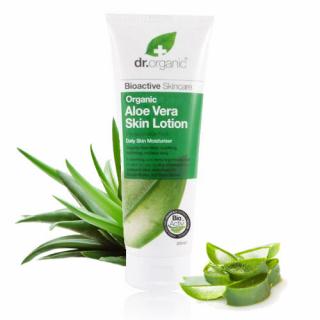 Dr. Organic Bio Aloe Vera testápoló (200 ml)