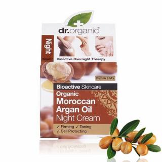 Dr. Organic Bio marokkói argánolaj éjszakai arcápoló (50 ml)