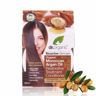 Dr. Organic Bio marokkói argánolaj regeneráló hajpakolás (200 ml)