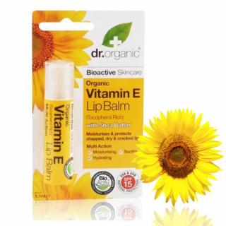 Dr. Organic Bio természetes E- vitamin ajakbalzsam (5,7 ml)