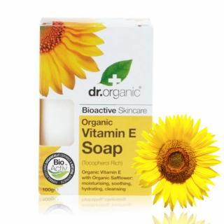 Dr. Organic Bio természetes E- vitamin szappan (100 g)