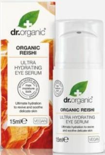 Dr. Organic Hidratáló szemkörnyék ápoló szérum bio Reishi gombával (15 ml)